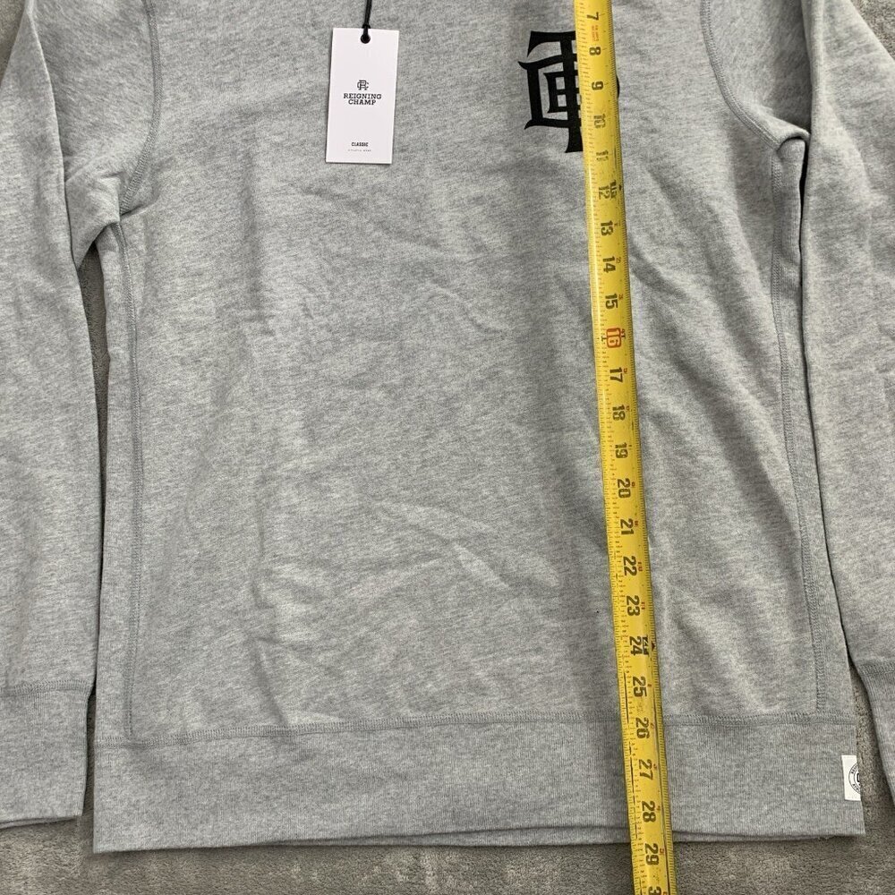 Reigning Champ x Top Dawg Ent Sweatshirt Mens Large Gray Pullover Sweater Cotton - Picture 2 of 12